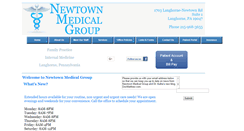 Desktop Screenshot of newtownmedicalgroup.com